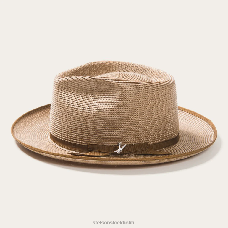 Stetson unisex- stratoliner milan fedora LLFB110 huvudbonader cognac