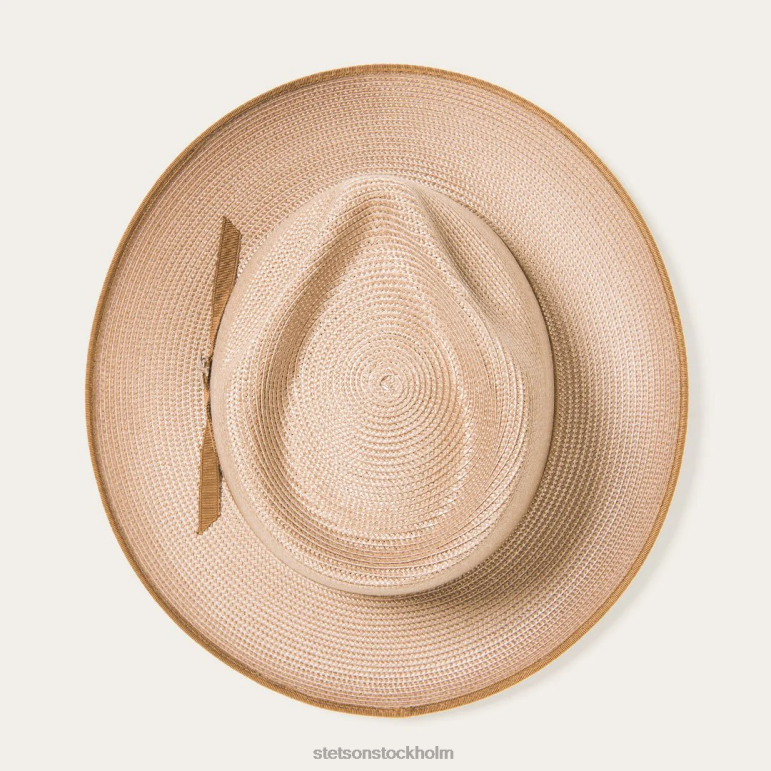 Stetson unisex- stratoliner milan fedora LLFB110 huvudbonader cognac