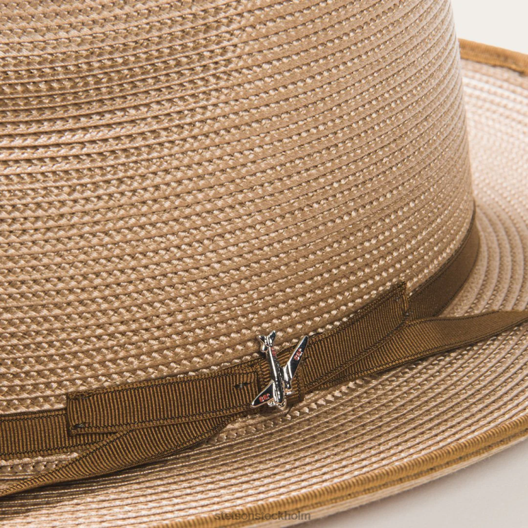 Stetson unisex- stratoliner milan fedora LLFB110 huvudbonader cognac