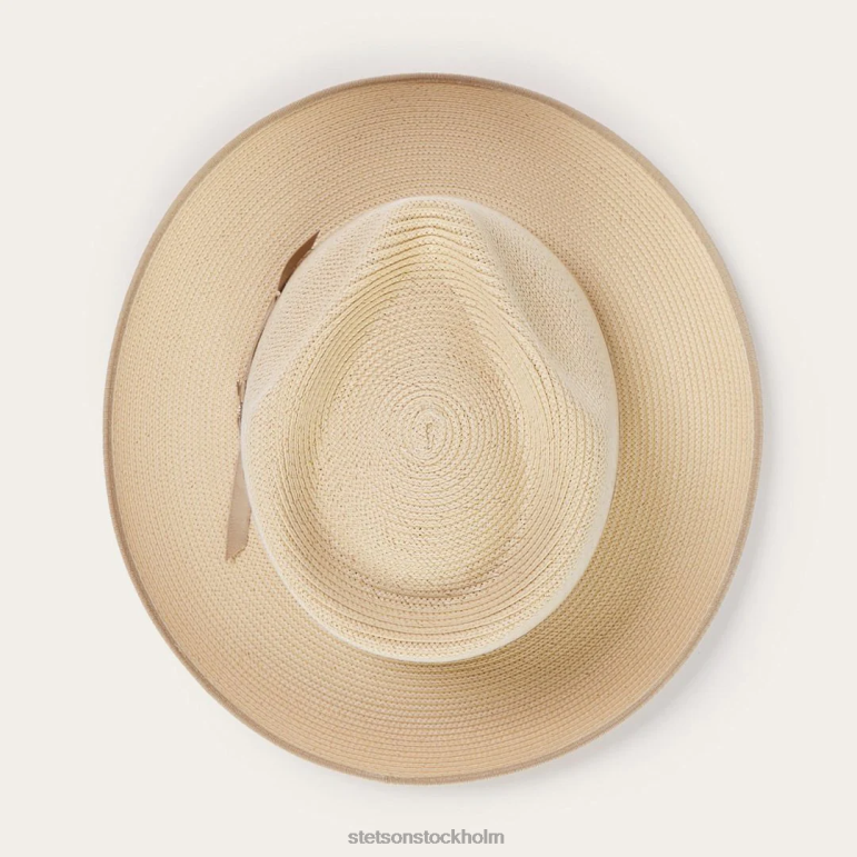 Stetson unisex- stratoliner milan fedora LLFB138 huvudbonader cognac