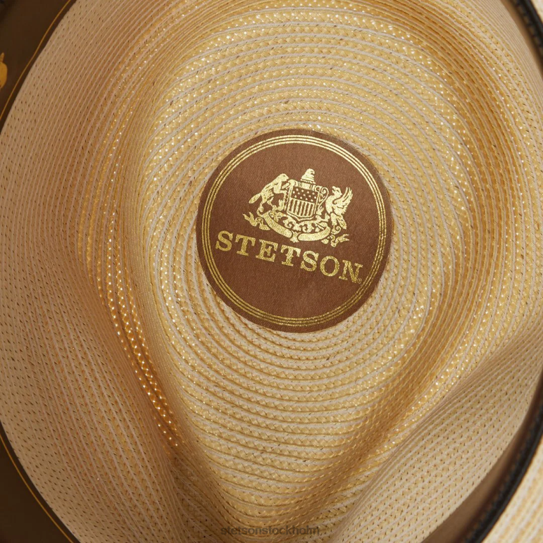 Stetson unisex- stratoliner milan fedora LLFB138 huvudbonader cognac