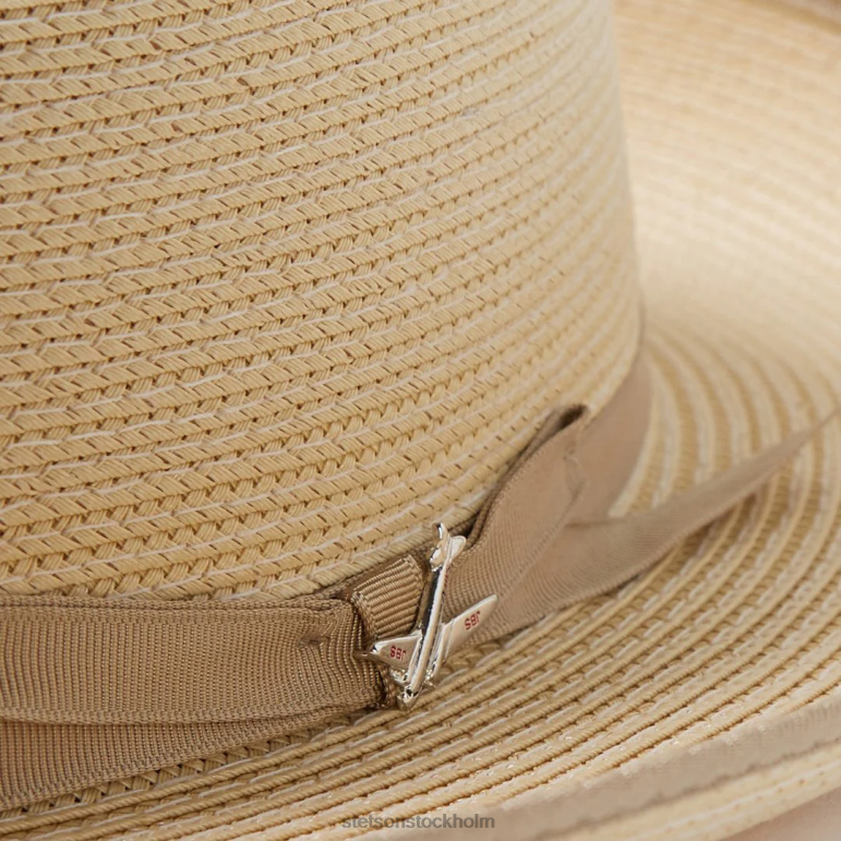 Stetson unisex- stratoliner milan fedora LLFB138 huvudbonader cognac