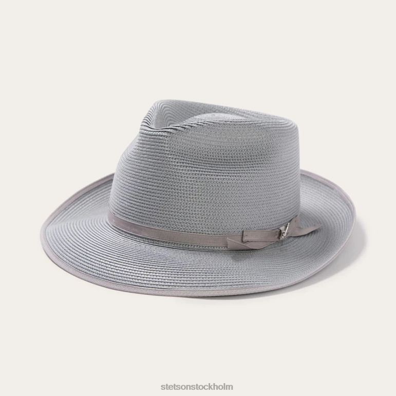 Stetson unisex- stratoliner milan fedora LLFB88 huvudbonader grå