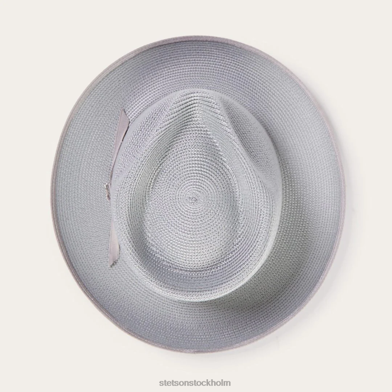 Stetson unisex- stratoliner milan fedora LLFB88 huvudbonader grå