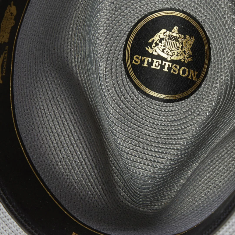 Stetson unisex- stratoliner milan fedora LLFB88 huvudbonader grå