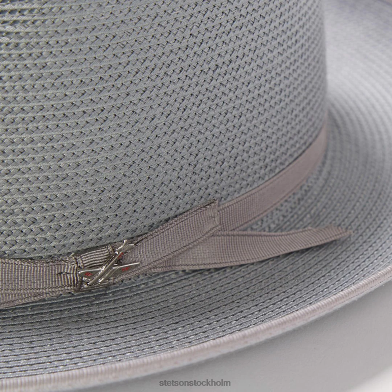 Stetson unisex- stratoliner milan fedora LLFB88 huvudbonader grå