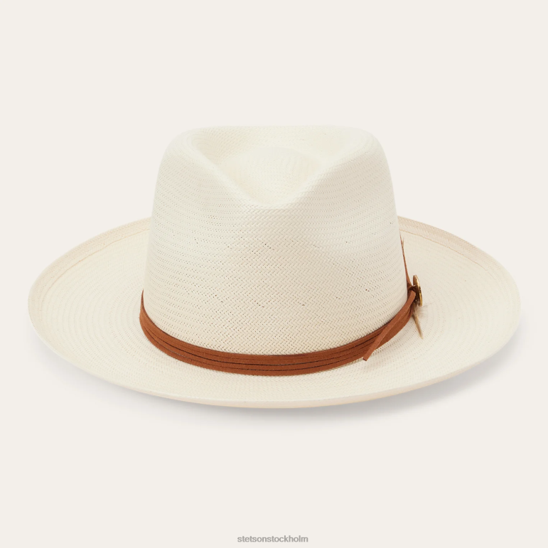 Stetson unisex- tallahassee shantung halmfedora LLFB155 huvudbonader naturlig