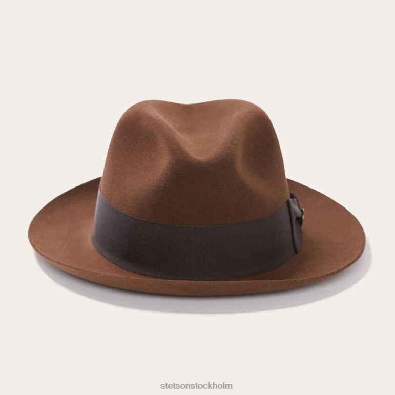 Stetson unisex- tempel fedora LLFB95 huvudbonader mink