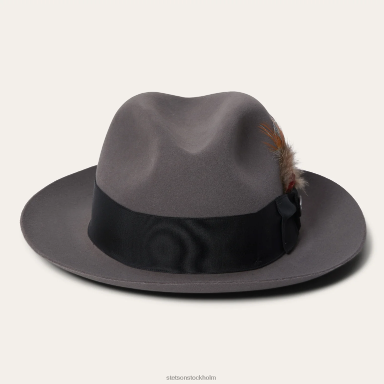 Stetson unisex- tempel fedora LLFB97 huvudbonader caribou