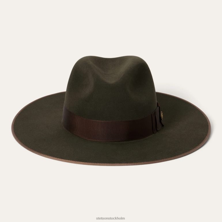 Stetson unisex- tri-city fedora LLFB187 huvudbonader salvia