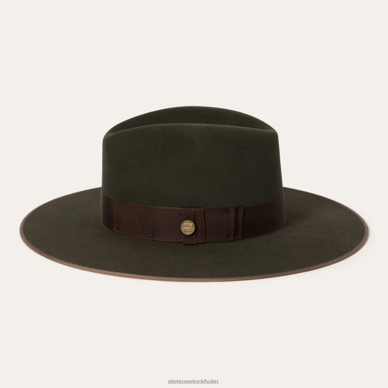 Stetson unisex- tri-city fedora LLFB187 huvudbonader salvia