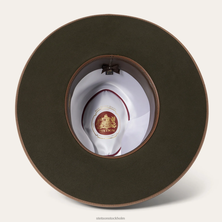 Stetson unisex- tri-city fedora LLFB187 huvudbonader salvia