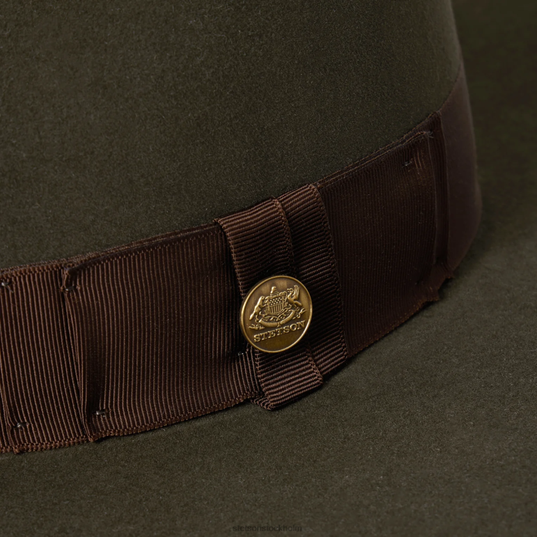 Stetson unisex- tri-city fedora LLFB187 huvudbonader salvia