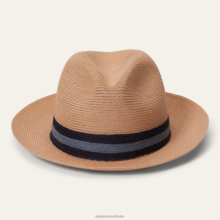Stetson unisex- triad halm fedora LLFB158 huvudbonader turkos