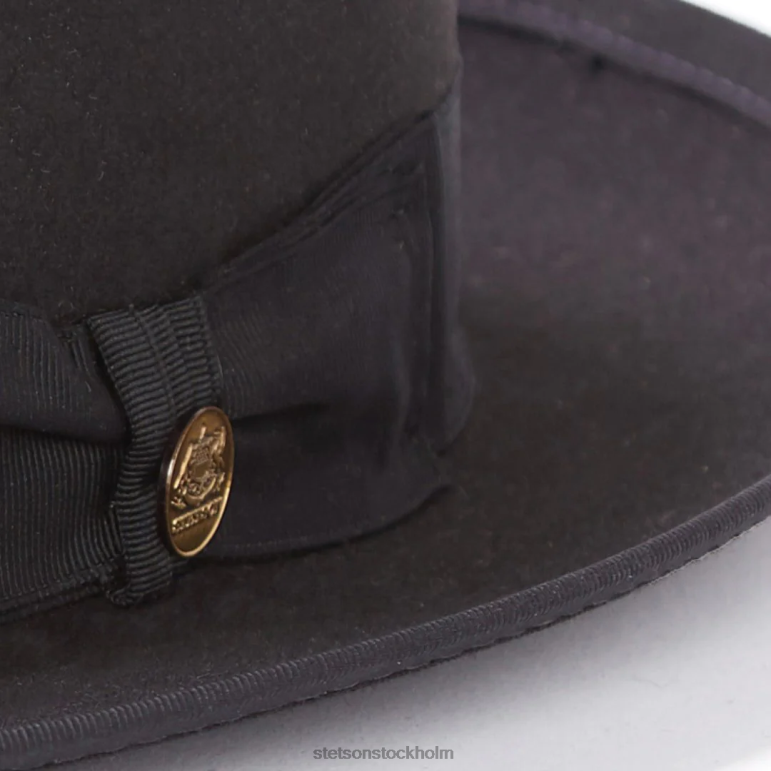 Stetson unisex- whippet ull fedora LLFB101 huvudbonader svart