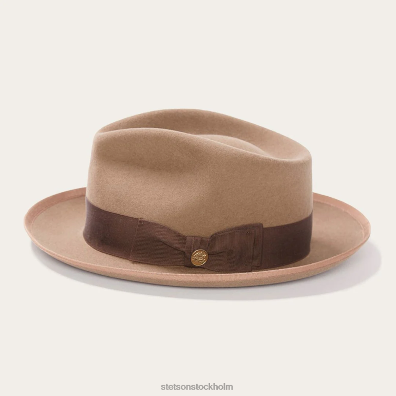 Stetson unisex- whippet ull fedora LLFB102 huvudbonader kamel