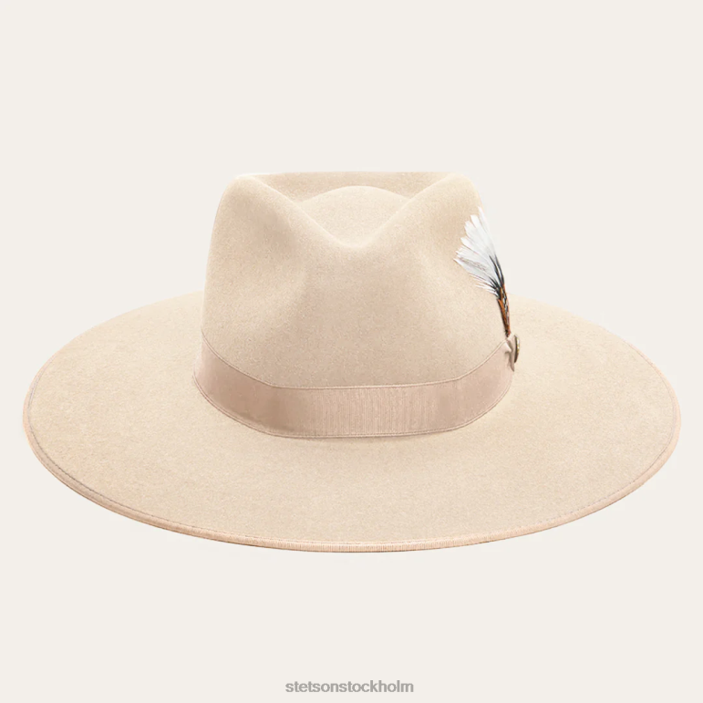 Stetson unisex- midtown bred platt brättad hatt LLFB82 huvudbonader ben