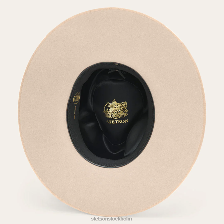 Stetson unisex- midtown bred platt brättad hatt LLFB82 huvudbonader ben