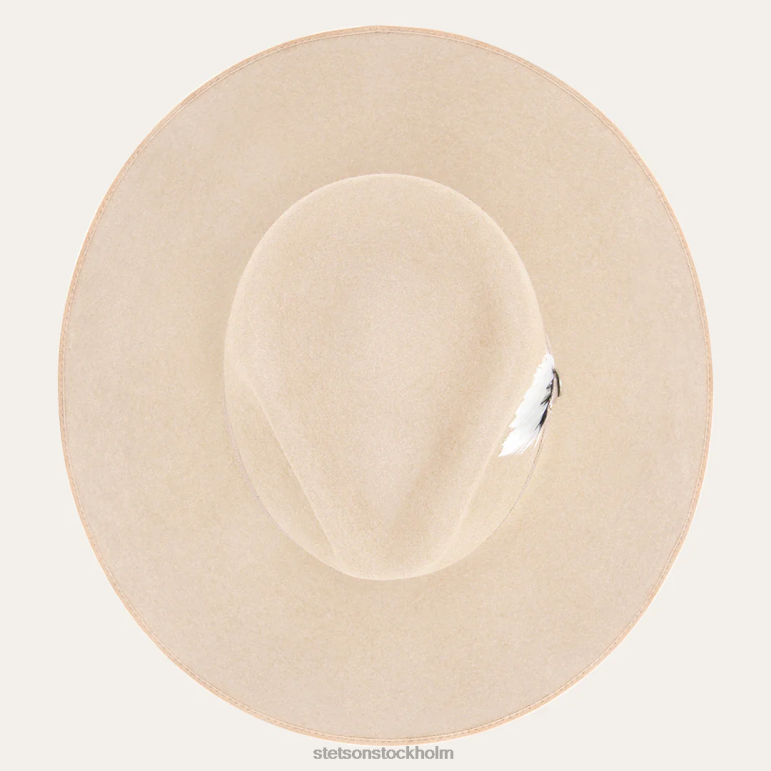 Stetson unisex- midtown bred platt brättad hatt LLFB82 huvudbonader ben