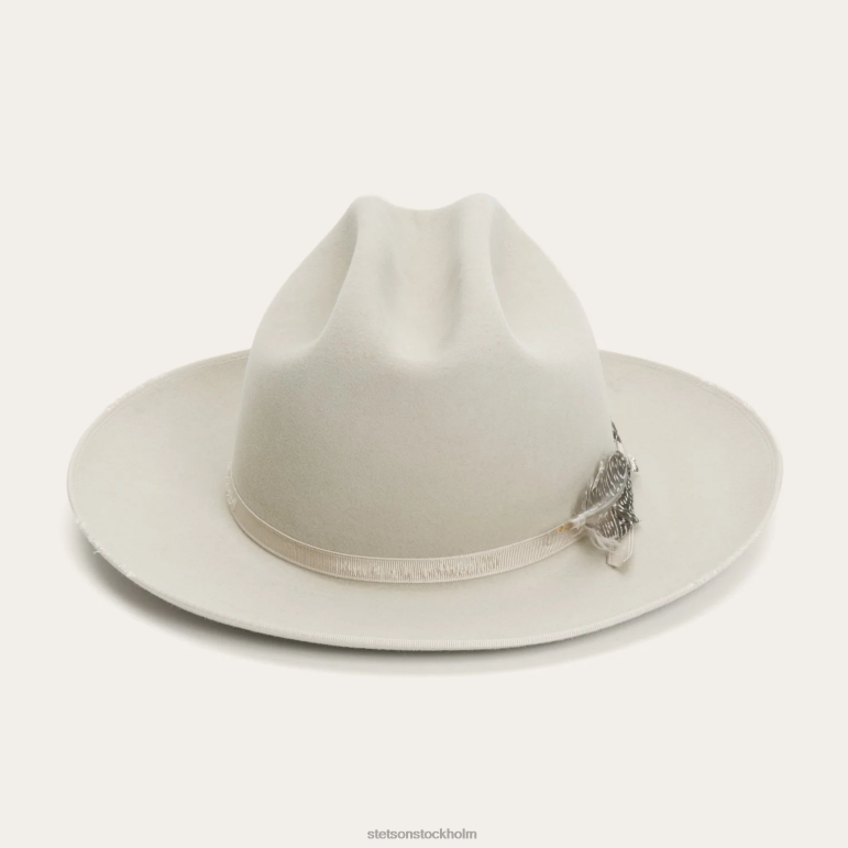 Stetson unisex- 1865 nödställda open road royal deluxe LLFB64 huvudbonader silvermage Stetson unisex- 1865 nödställda open road royal deluxe LLFB64 huvudbonader silvermage