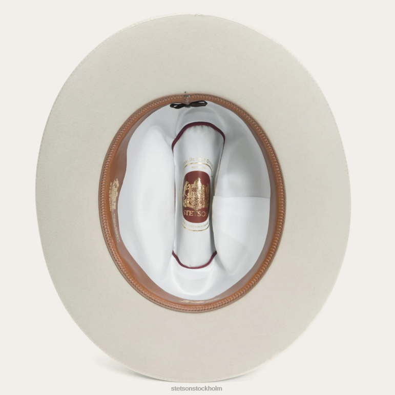 Stetson unisex- 1865 nödställda open road royal deluxe LLFB64 huvudbonader silvermage