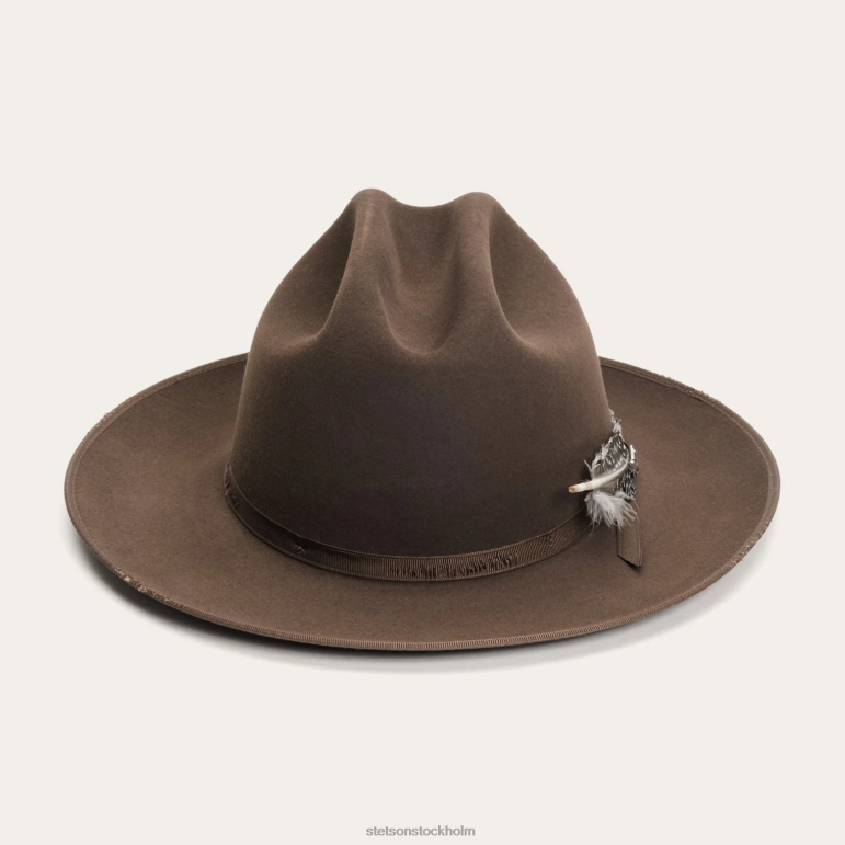 Stetson unisex- 1865 nödställda open road royal deluxe LLFB79 huvudbonader valnöt Stetson unisex- 1865 nödställda open road royal deluxe LLFB79 huvudbonader valnöt
