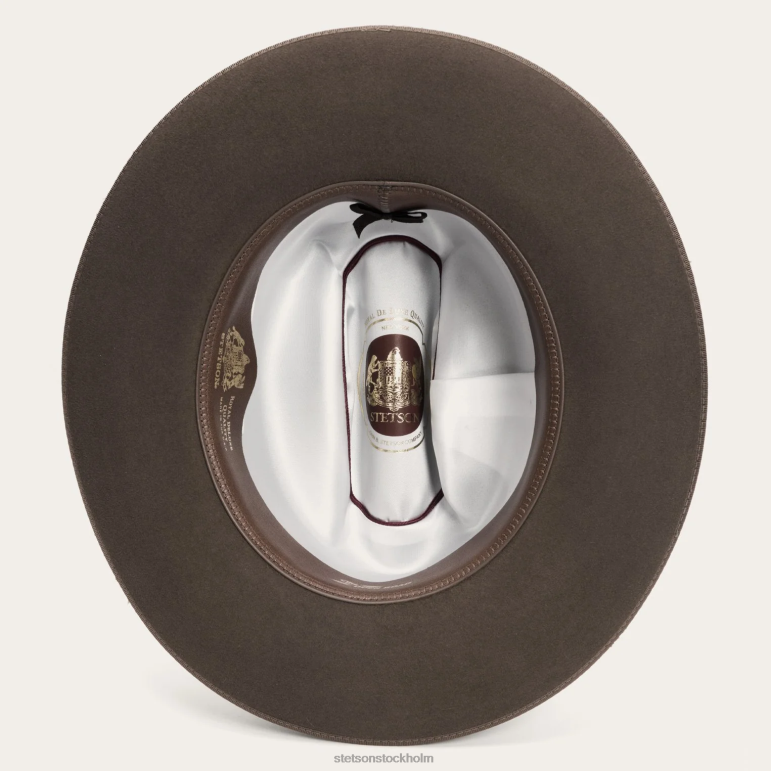 Stetson unisex- 1865 nödställda open road royal deluxe LLFB79 huvudbonader valnöt