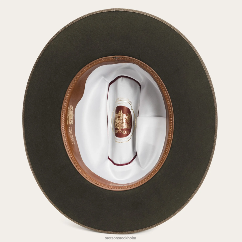 Stetson unisex- 1865 nödställda open road royal deluxe LLFB98 huvudbonader salvia