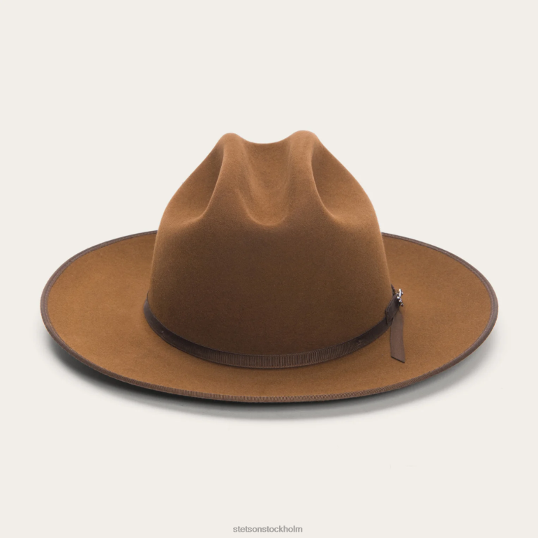 Stetson unisex- öppen väg royal deluxe hatt LLFB44 huvudbonader cognac Stetson unisex- öppen väg royal deluxe hatt LLFB44 huvudbonader cognac