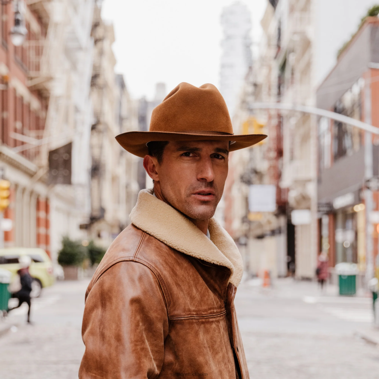 Stetson unisex- öppen väg royal deluxe hatt LLFB75 huvudbonader silvermage