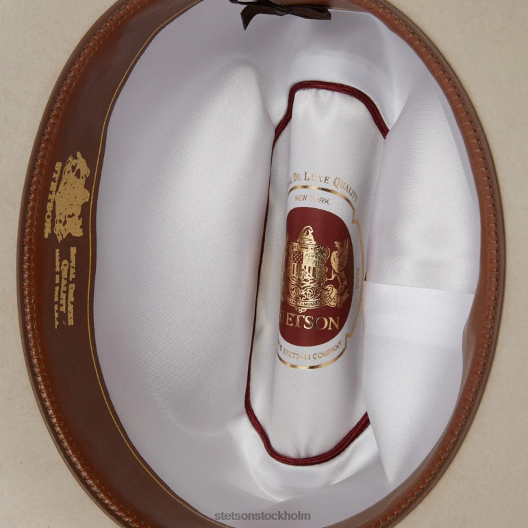 Stetson unisex- öppen väg royal deluxe hatt LLFB75 huvudbonader silvermage