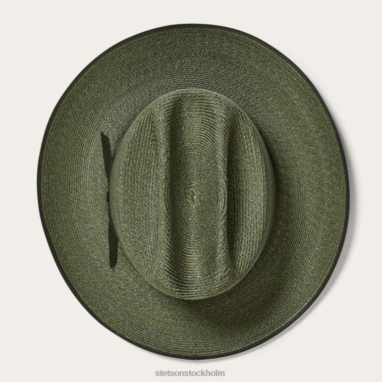 Stetson unisex- hampa halm öppen väg LLFB100 huvudbonader salvia