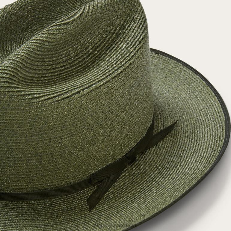 Stetson unisex- hampa halm öppen väg LLFB100 huvudbonader salvia