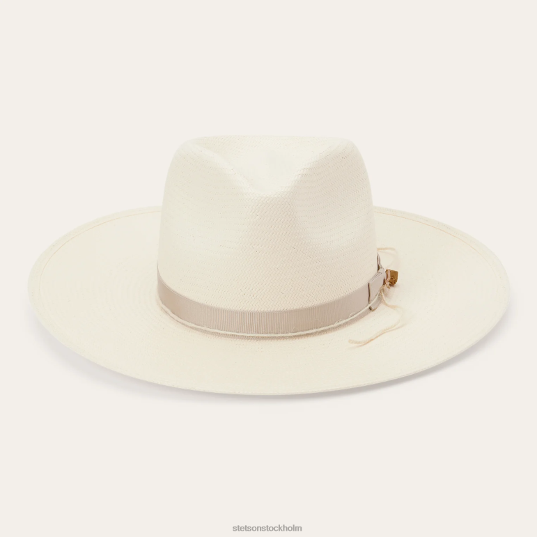 Stetson unisex- jw marshall halmhatt med platt brätte LLFB160 huvudbonader naturlig