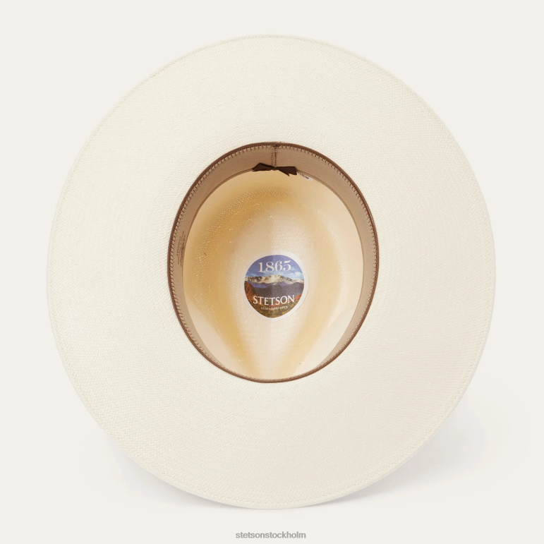 Stetson unisex- jw marshall halmhatt med platt brätte LLFB160 huvudbonader naturlig