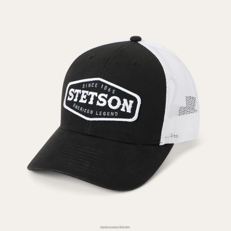 Stetson unisex- core patch trucker cap LLFB204 huvudbonader svart