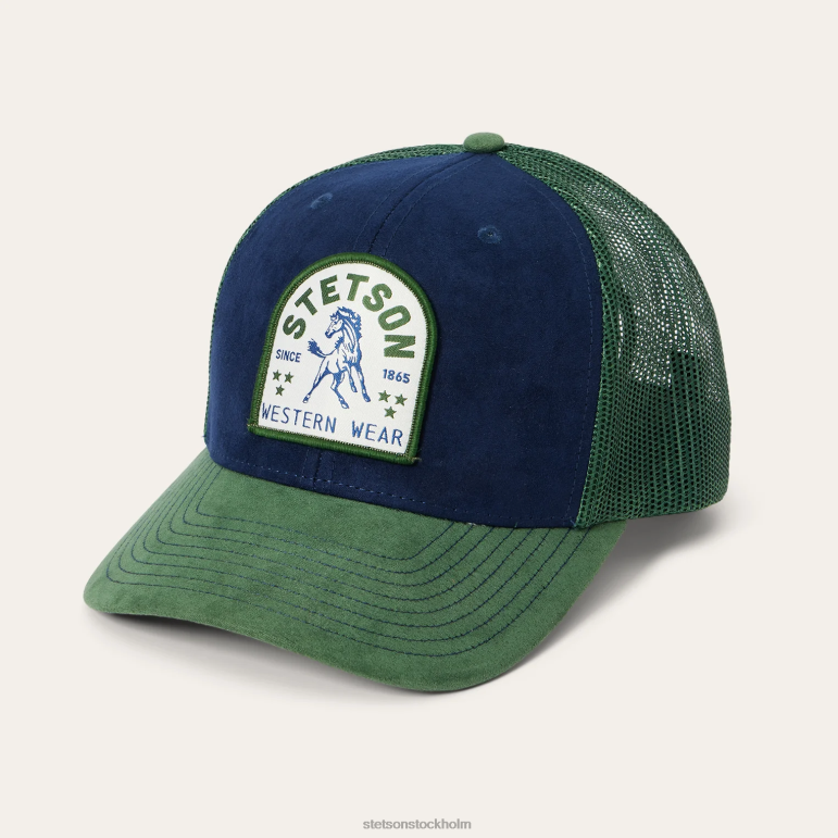 Stetson unisex- häst patch trucker cap LLFB208 huvudbonader Marin