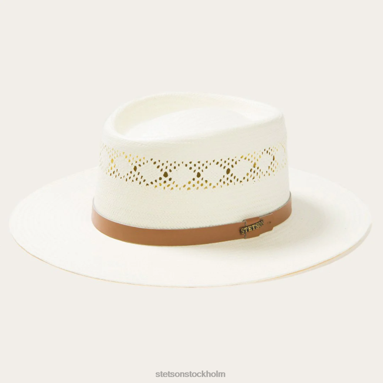 Stetson unisex- brentwood ventilerad utomhushatt i halm LLFB156 huvudbonader naturlig