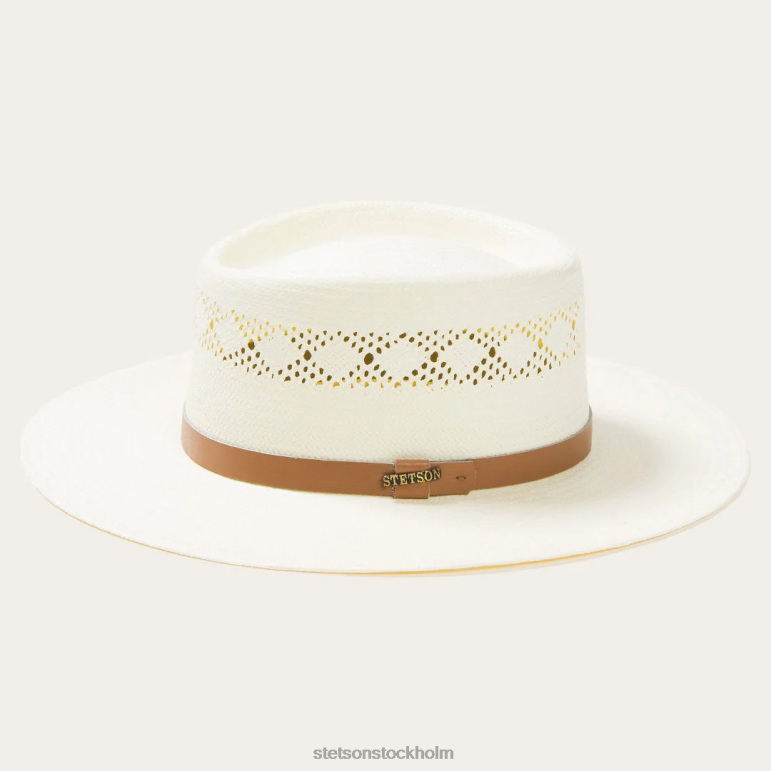 Stetson unisex- brentwood ventilerad utomhushatt i halm LLFB156 huvudbonader naturlig