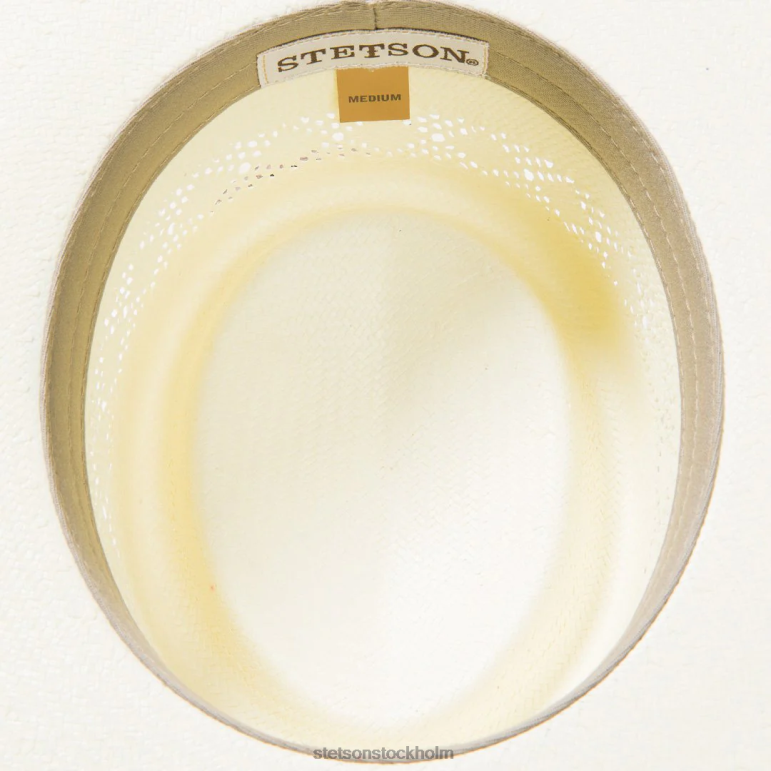 Stetson unisex- brentwood ventilerad utomhushatt i halm LLFB156 huvudbonader naturlig