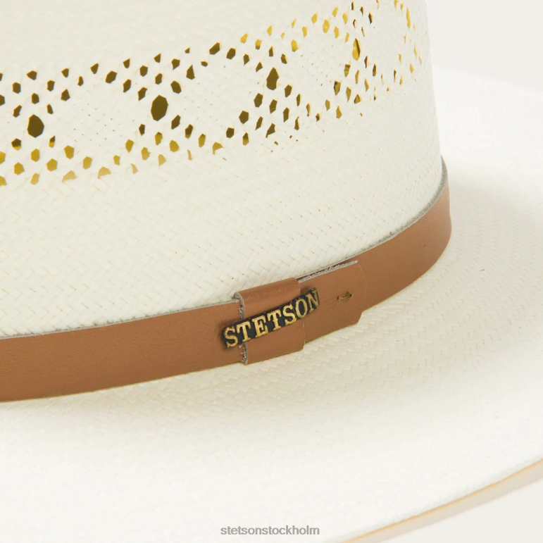 Stetson unisex- brentwood ventilerad utomhushatt i halm LLFB156 huvudbonader naturlig